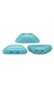 Les perles par Puca® Tinos beads Opaque Blue Turquoise 63030
